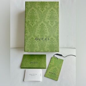 Gucci Green Embossed Box EUC
